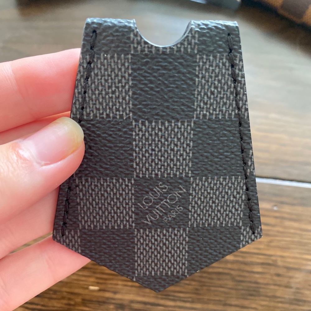 Louis Vuitton Damier Graphite keybell / clochette